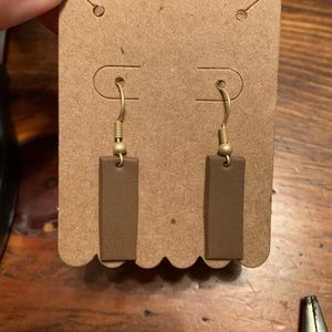 Handmade clay earrings!